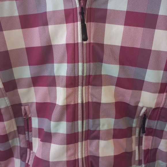 Misty Mountain Women’s Plaid Red/White Technical Outerwear Jacket Size M - Picture 3 of 14